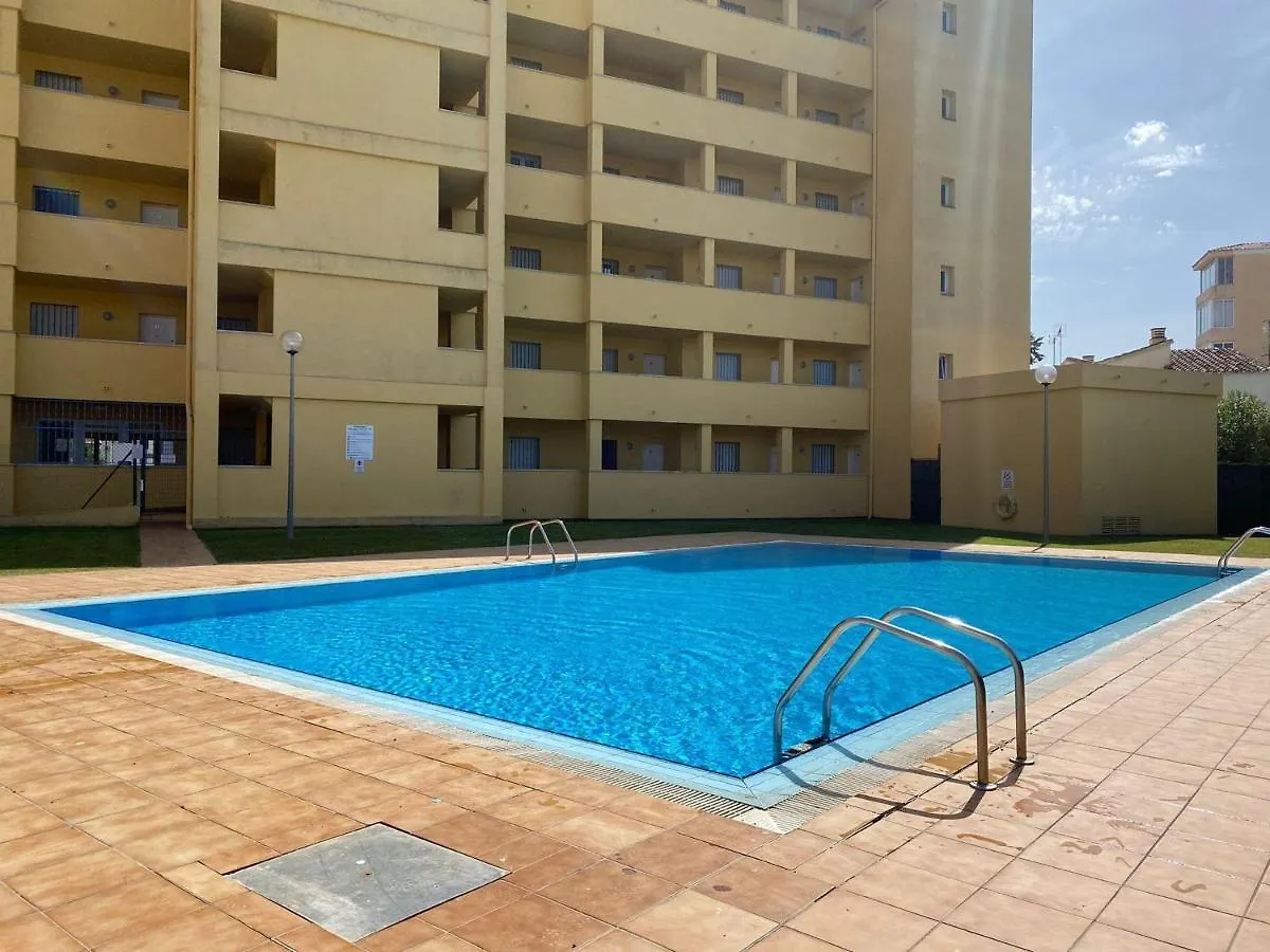 Luminoso Apartamento Con Piscina, Terraza Y Parking, Cerca De La Playa En Santa Margarida - Es-228-125 Roses 0*,